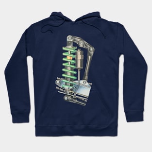 Engineer  Hot Motorbike Garage Hoodie